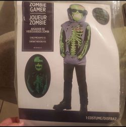 Boys Zombie Gamer 8/10 costume