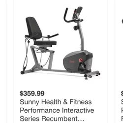 Recumbent Exercise Bike 