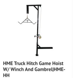HME Truck Hitch Game Hoist W/ Winch And Gambrel|HME-HH
