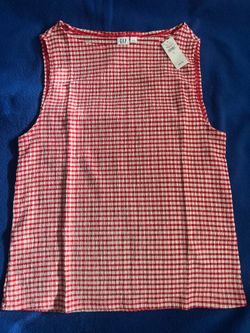 Gap Women's Boatneck Tank Top - Size Large