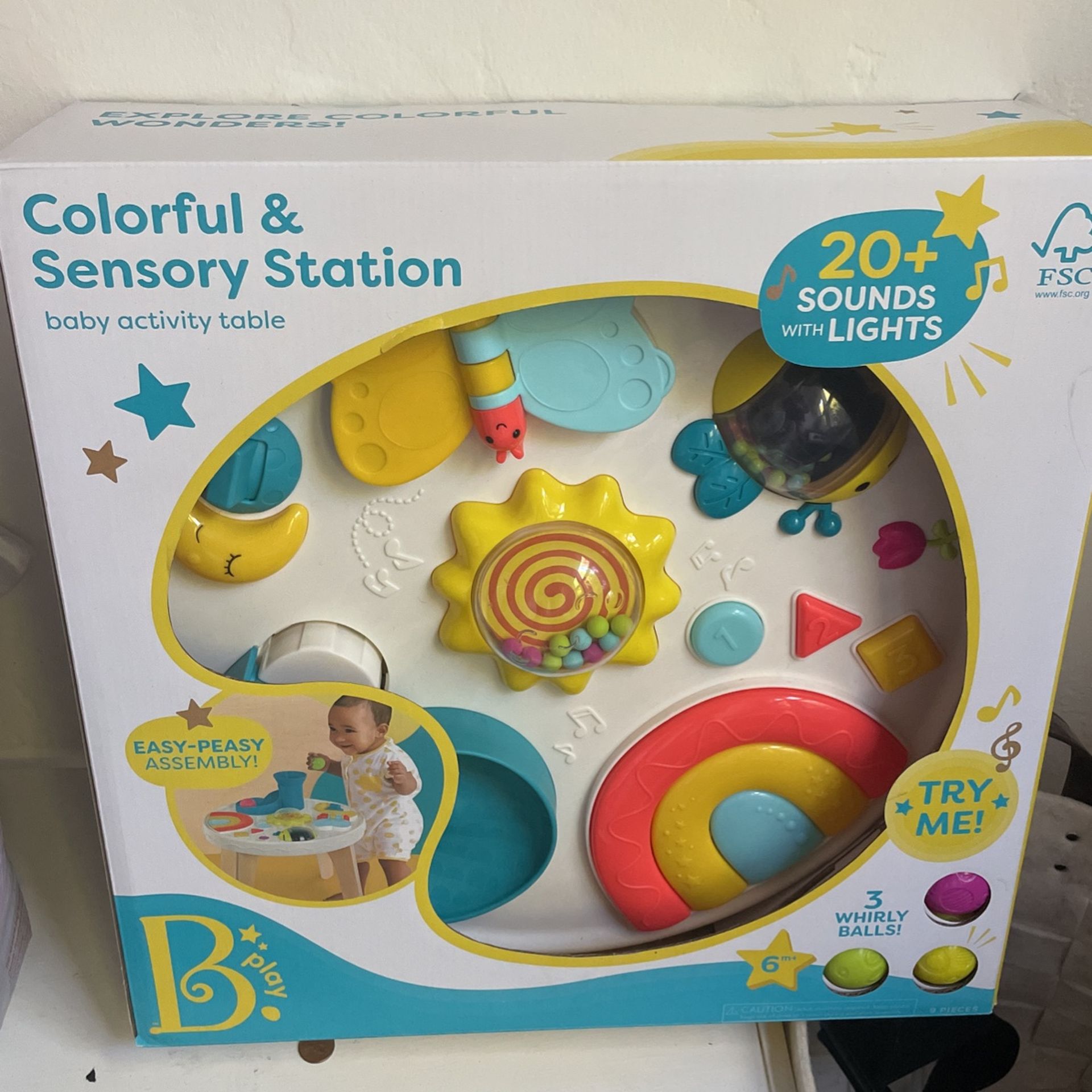 Baby/toddler Busy Board Table