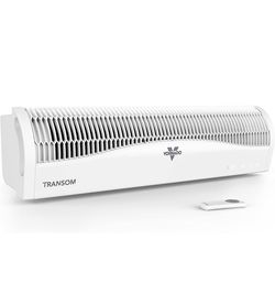 Vornado TRANSOM Ventilador de ventana con 4 velocidades, control remoto, modo de escape reversible, funda resistente a la intemperie, toda la habitaci