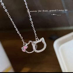 3 Kitty Necklace All New