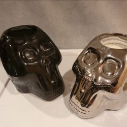 Skull Candle Holders 