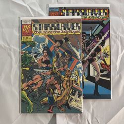 Starslayer Comic Books 2-3 (1st and 2nd app. of Rocketeer)