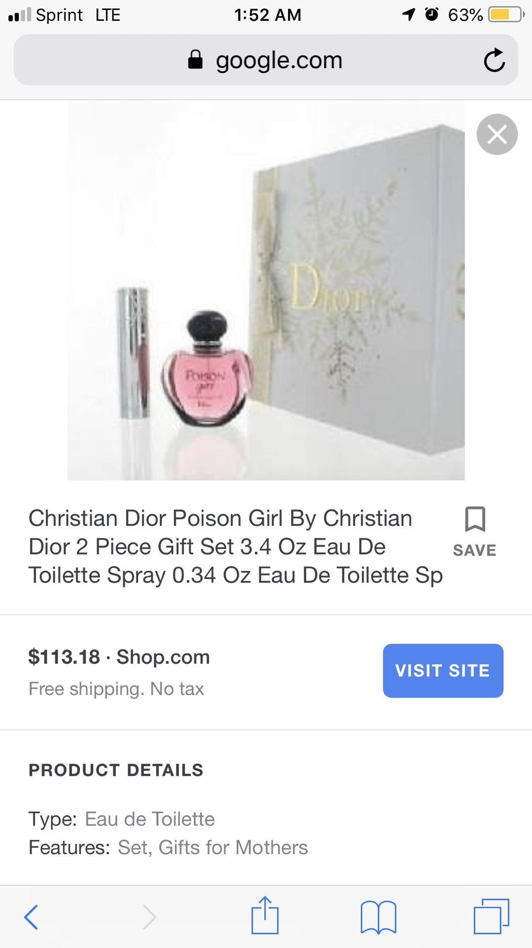 Poison girl gift set new arrivals