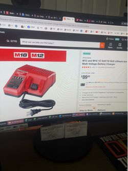 New Milwaukee M18 M12 charger