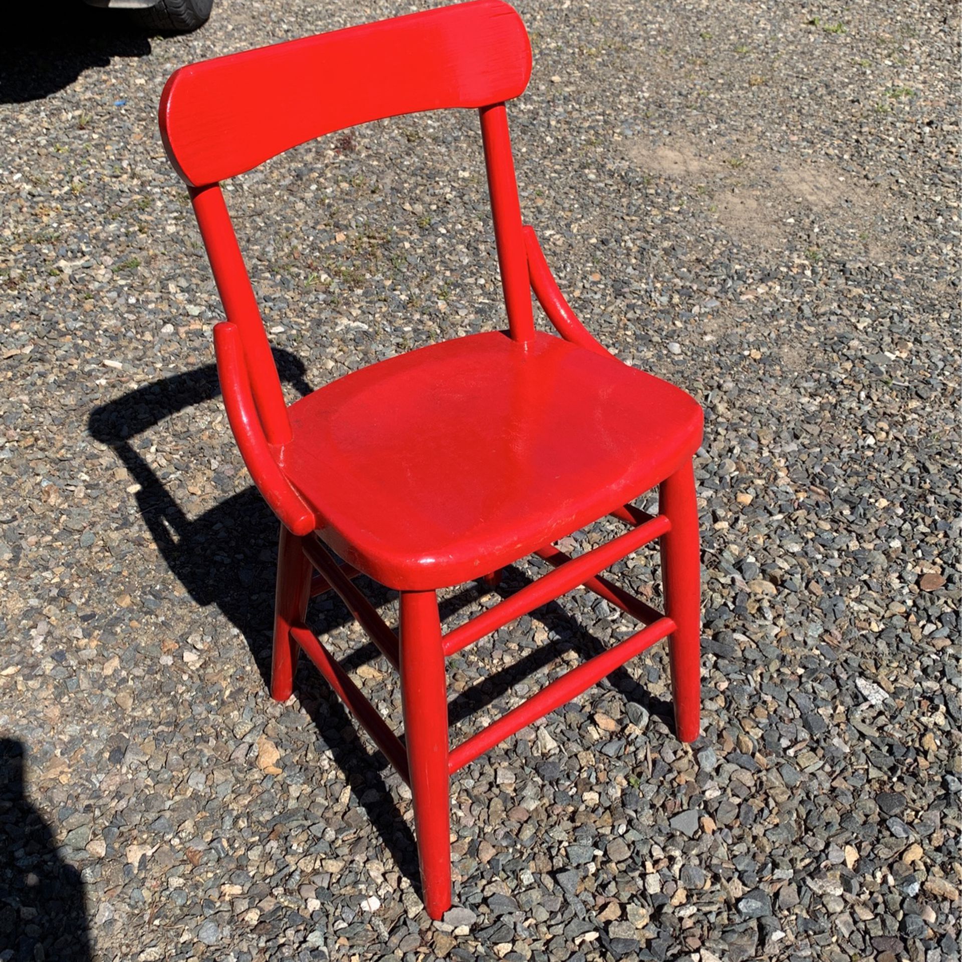 Small Red Kids Chair 