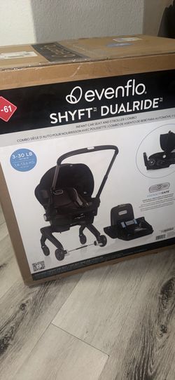 Evenflo Shyft DualRide Infant Car Seat and Stroller Combo