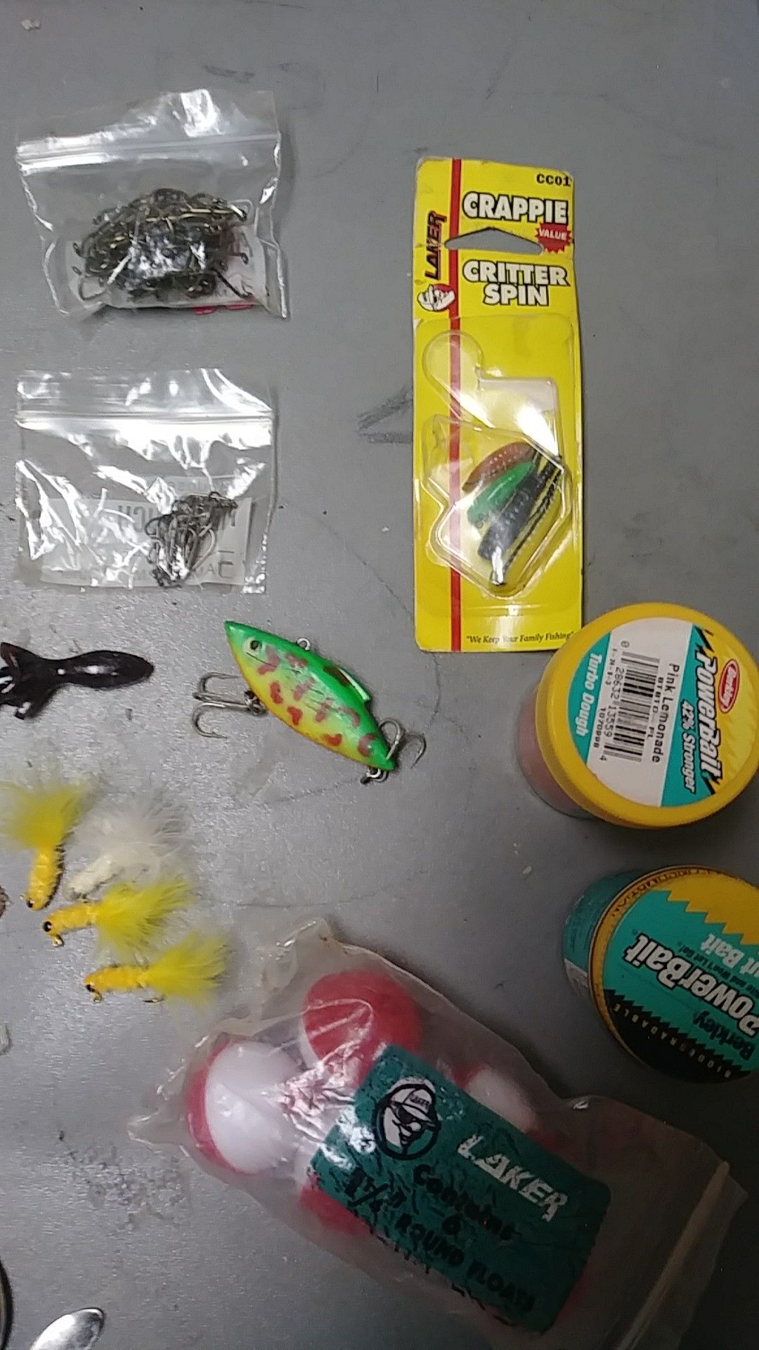 Fishing lures. Wieghts spinners. Jigs