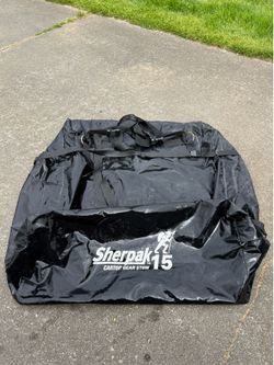 Sherpak15, soft sided rooftop carrier.