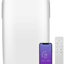 Della 14000BTU Wi-Fi Portable Air Conditioner - Cools Up To 700 Sq Ft 