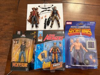 Marvel legends lot of 5 Wolverine Daken Absorbing Man