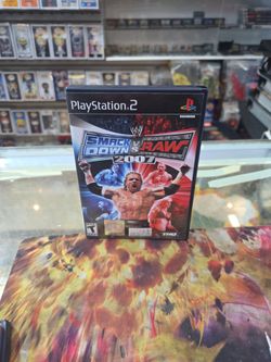 WWE Smackdown vs. Raw 2007 Sony PlayStation 2 PS2 - CIB/Clean