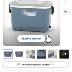 52qt Coleman  Cooler