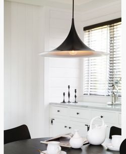 Gubi Semi Pendant Lamp/DWR Blue/Gray Medium Size