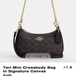 COACH TERI MINI SHOULDER BAG/CROSSBODY
