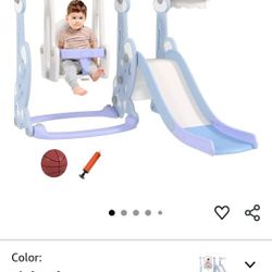 Toddler swing and slide 