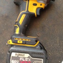 Dewalt 20V Brushless Impact Driver And Battery (no Charger)