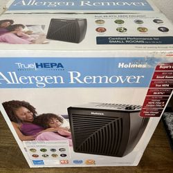 New In Box Allergen Remover True HEPA Air Purifier Holmes Small Room 