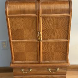 Vintage Floor Standing Jewelry Box