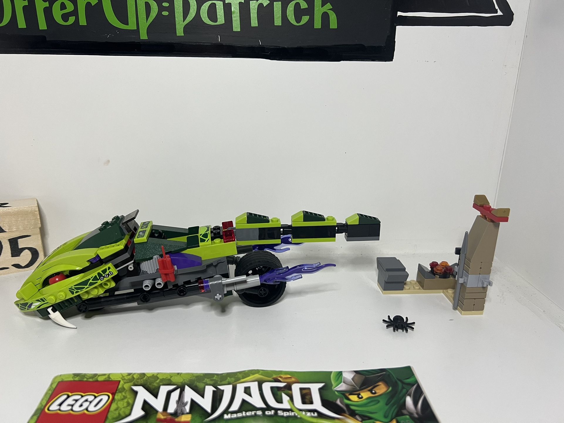 9447 LEGO Ninjago Rise of the Snakes Lasha's Bite Cycle