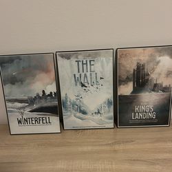 Game of Thrones travel posters