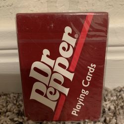 Unopened Dr. Pepper Playing Cards