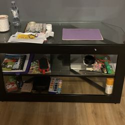 Glass Tv Stand 