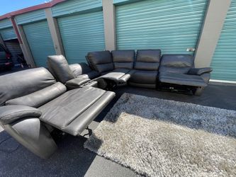 Leather Couch Sectional