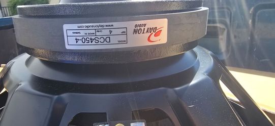 2x Dayton Audio DCS450-4 18-inch 4Ω woofers. Brand new, never installed.