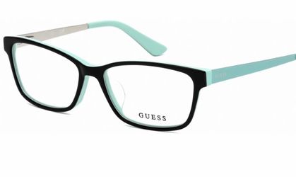 Guess Eyeglass. Black and Mint