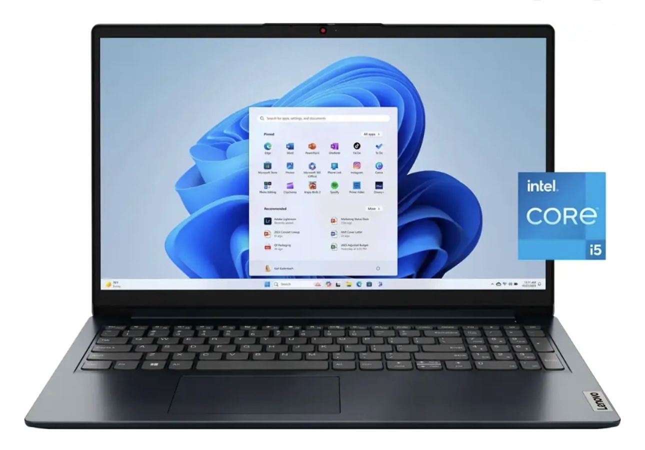 Lenovo Ideapad 1i 15.6”, 512 GB SSD