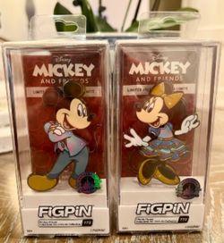 Mickey Mouse & Minnie Mouse Collectible FigPins
