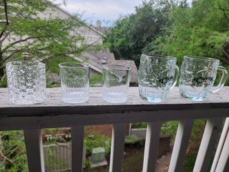 Barware Set - Cheers Boston Mugs & Crown Royal Whiskey Glasses