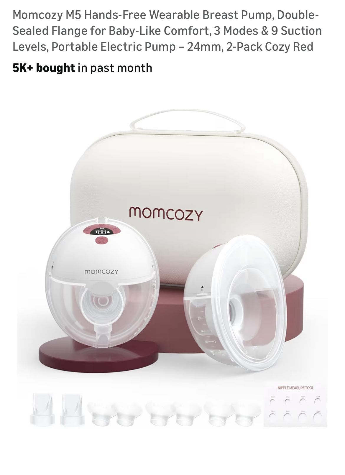 Cozy Mom Portable Wearable Breast Pump new