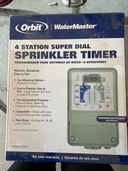 Orbit sprinkler timer