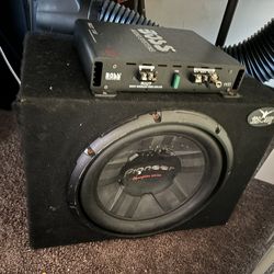 Pioneer Subwoofer  &  BOSS Amplifier