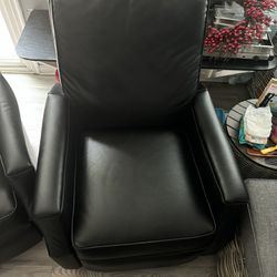  2 Brand New Leather Recliner 