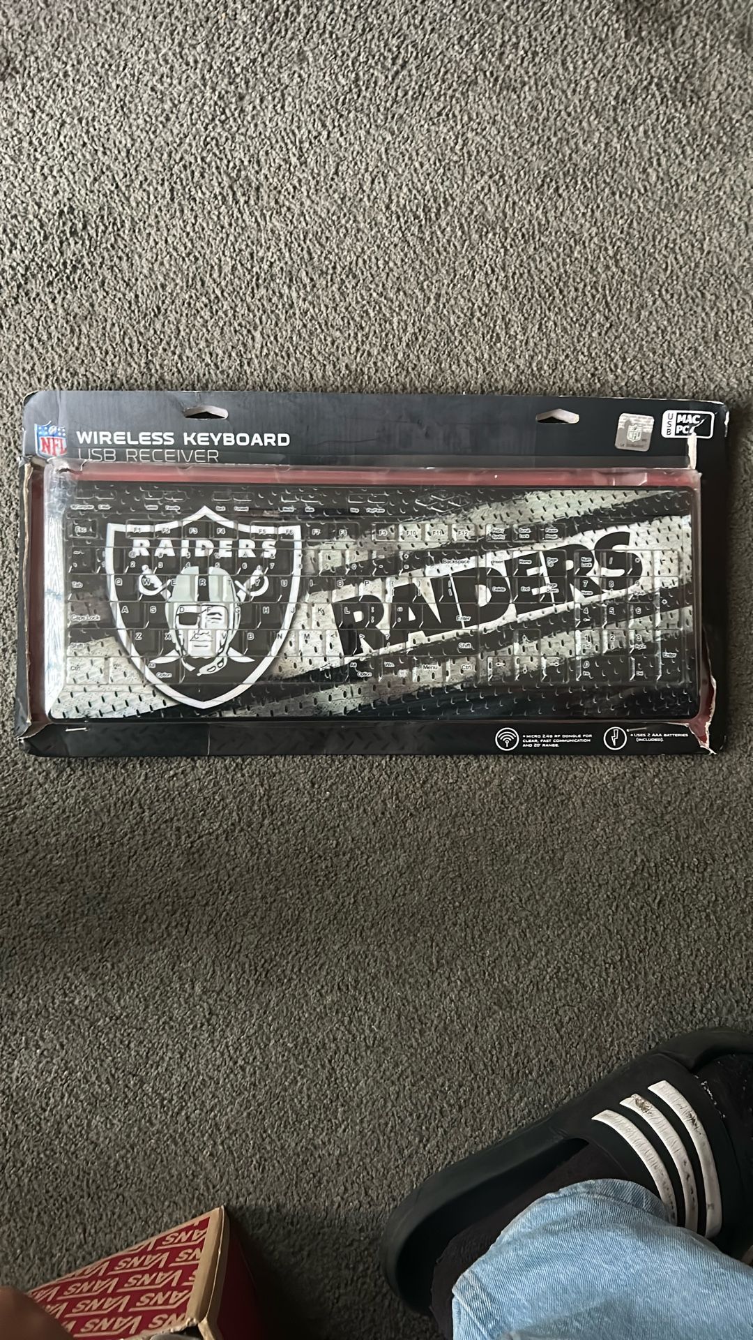 RAIDERS WIRELESS KEYBOARD 