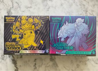 Journey Together & Surging Sparks ETB’s Sealed