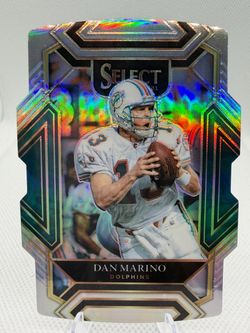 Dan Marino 2021 Panini Select - Club Level #235 Silver Die-Cut - Dolphins