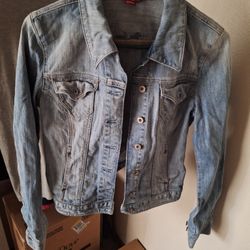 Guess Jeans stretch jean jacket, petite teen/women's 