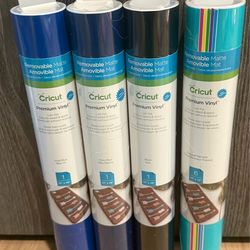 Cricut Removable Matte Premium Vinyl - lot of 4 rolls-Brand New