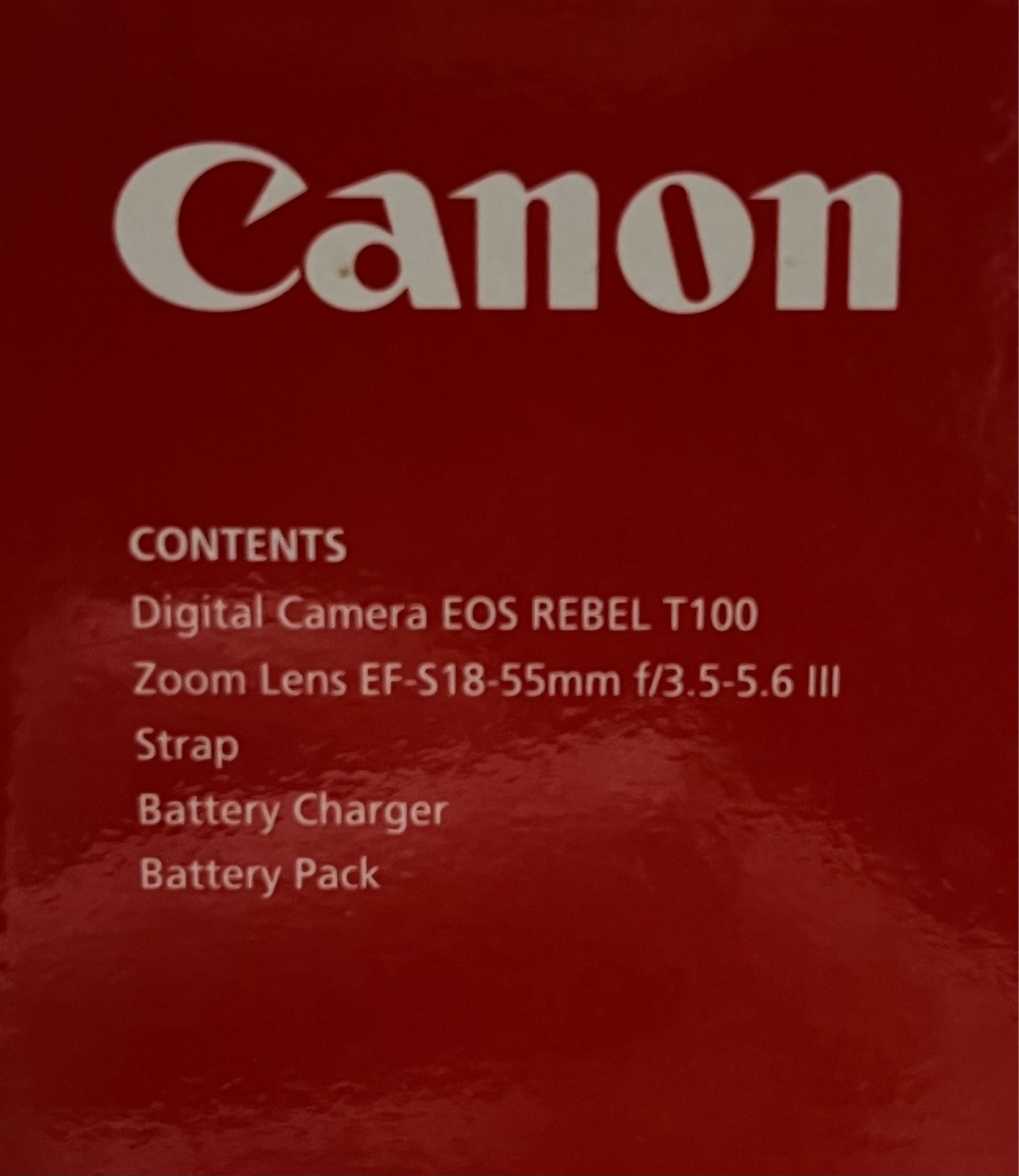 Canon EOS Rebel T100