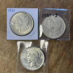 Three Silver Dollars. Group 22.