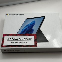 Microsoft Surface Pro 8 Laptop Brand New - $1 Down Today - NO CREDIT Needed