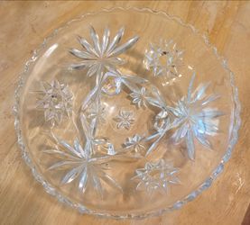 Vintage Anchor Hocking "Star of David" pattern bowl
