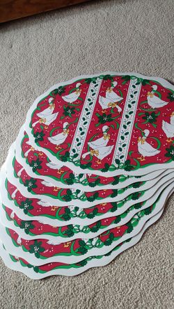 Vinyl placemats