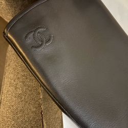 Chanel leather boots new in the box. Box is broken Sz 39